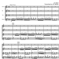 Fugue from Motet  1 - Score