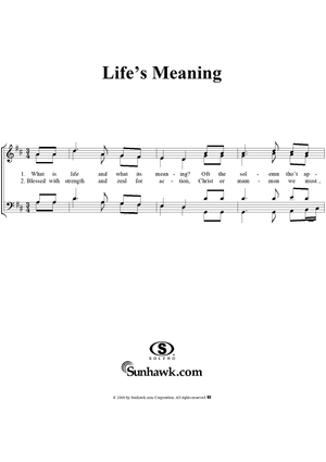 Life's Meaning