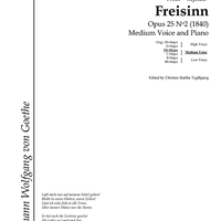 Freisinn Op.25 No. 2