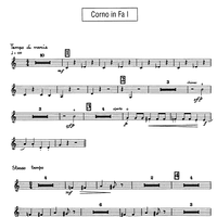 Variazioni su un tema di Prokofiev - Horn in F 1