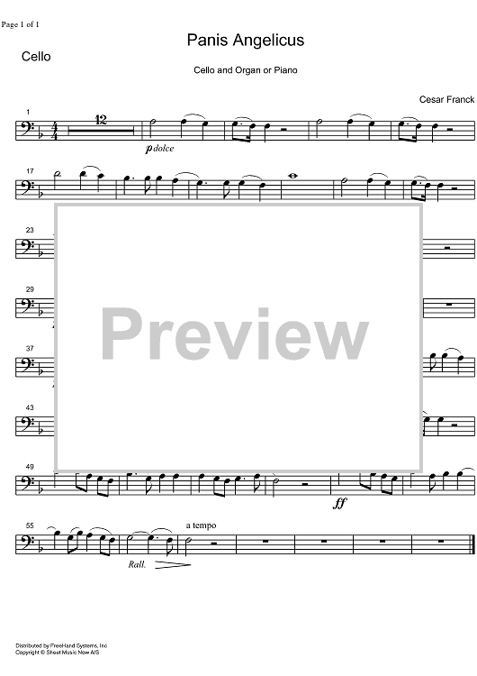 Panis Angelicus - Cello