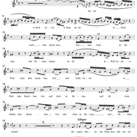 "Betörte Welt", Aria, No. 4 from Cantata No. 94: "Was frag' ich nach der Welt" - Alto