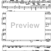 Concerto D Major - Score