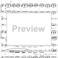 "Gleichwie die wilden Meeres-Wellen", Aria, No. 3 from Cantata No. 178: "Wo Gott der Herr nicht bei uns hält" - Piano Score