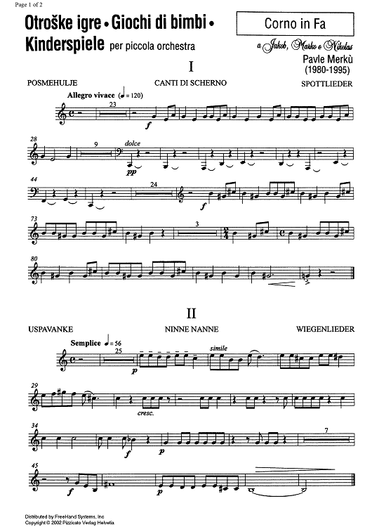 Children plays - Horn