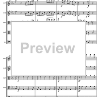 Overture c minor D8 - Score