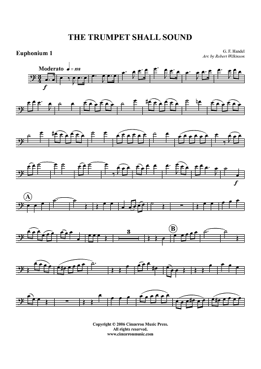 The Trumpet Shall Sound - Euphonium 1 BC/TC