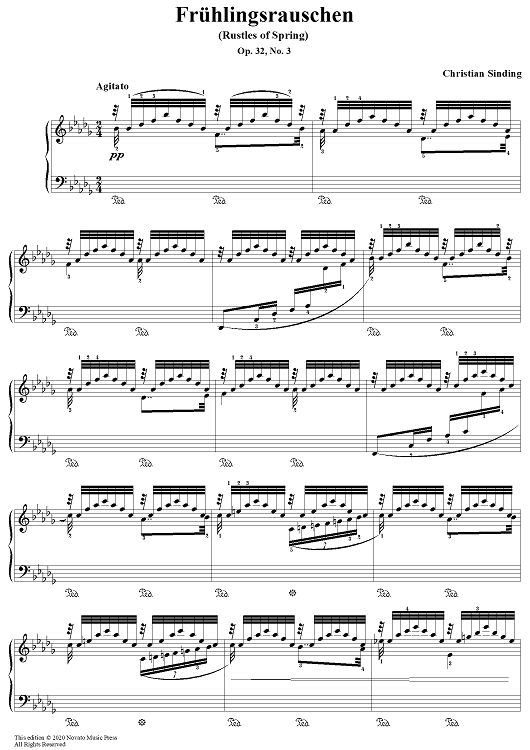 Frühlingsrauschen - (Rustles of Spring) - Op.32, No.3