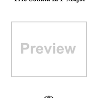 Trio Sonata in F major - Op. 1 no. 1