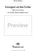 Gesegnet sei das Grün und wer es trägt!, No. 39 from "Italienisches Liederbuch, nach Paul Heyse", Part 2