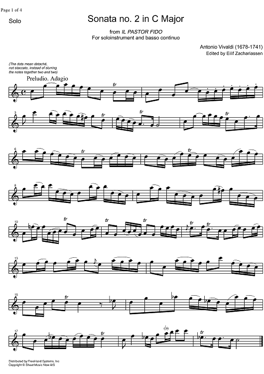 Sonata No. 2 C Major