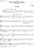 Easy Sonata in G Major for violin and piano - Violin 2