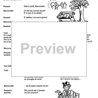 La villeggiatura in panchina [piano reduction] - Notes