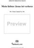 Mein liebter Jesus ist verloren - No. 1 from Cantata No. 154 - BWV154