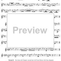 Music for the Royal Fireworks - Oboe 3/Viola