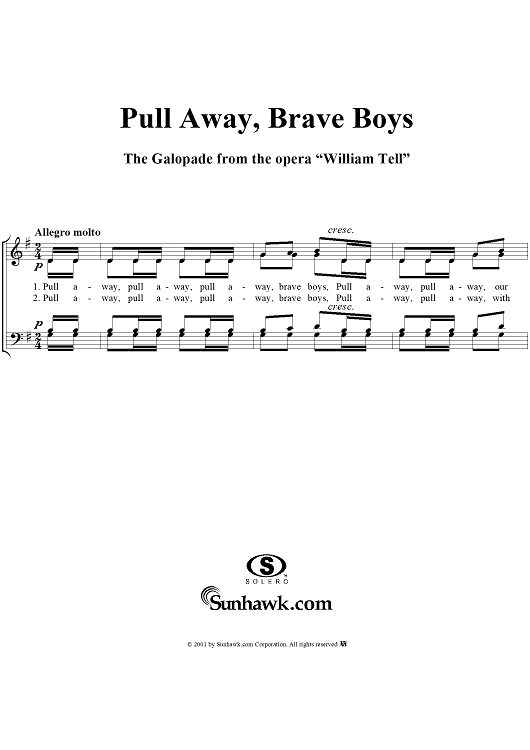 Pull Away, Brave Boys