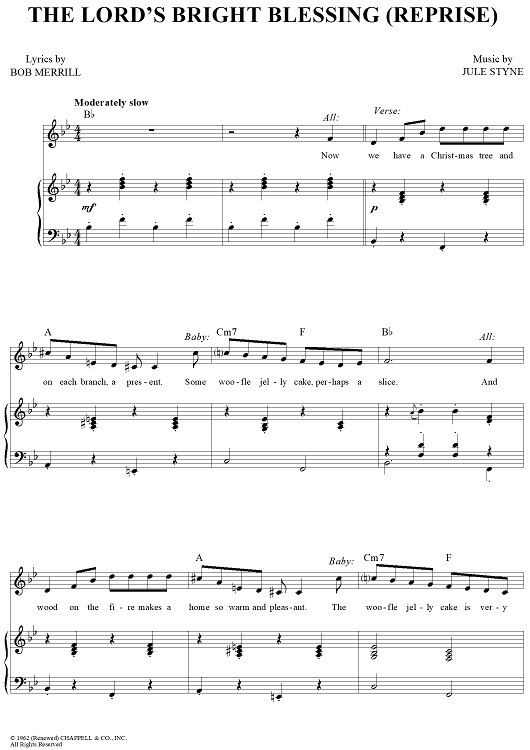 The Lord's Bright Blessing (Reprise)