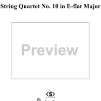 String Quartet No. 10 in E-flat Major, Op. posth. 125, No. 1 - Violin 1