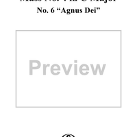 Mass No. 4 in C Major, Op. 48, D452: No. 6, Agnus Dei