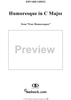 Humoresque No. 3 in C major - from "Four Humoresques" Op. 6