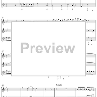 Trio Sonata in C Major  - Op. 4, No. 1 - Score