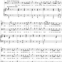 "Den Frühling kündet der Orkane Sausen", No. 9 from "Des Sängers Fluch", Op. 139