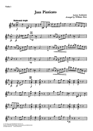 Jazz Pizzicato - Violin 1