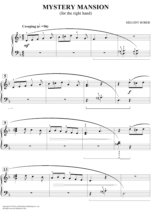 Mystery Mansion (for the right hand)