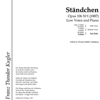 Ständchen Op.106 No. 1