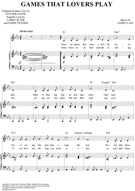 Games That Lovers Play (Eine Ganze Nacht)