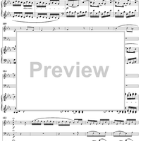 Piano Trio No. 8 in E-flat Major, WoO 38 - Piano Score