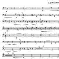 The Flight of the Bumble-Bee from "The Tale of Tsar Sultan" - Bass Trombone