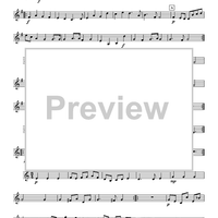 Fünffstimmigter blasender Music - B-flat Trumpet 2