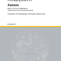 Kanons - Choral Score