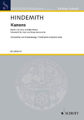 Kanons - Choral Score