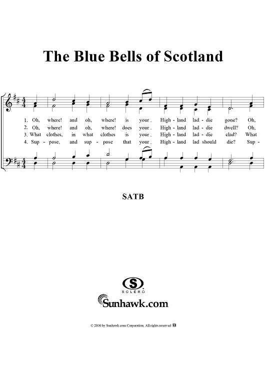 The Blue Bells of Scotland
