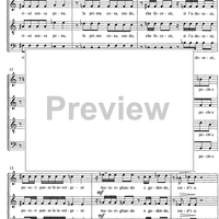 Di' Maria dolce - Score