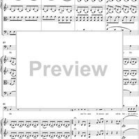 "Ella vuole ed io torrei", No. 8 from "La Finta Semplice", Act 1, K46a (K51) - Full Score