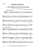 Hymns of Power for 2 Violins and Piano - Violin 1