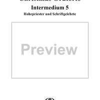 Christmas Oratorio: Intermedium V - Chor der Hohenpriester "Zu Bethlehem"