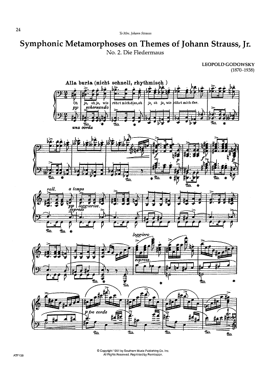 No. 2. Die Fledermaus - from Symphonic Metamorphoses on Themes of Johann Strauss II