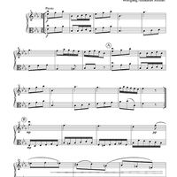 Presto - from Symphony #1, K. 16, third movement