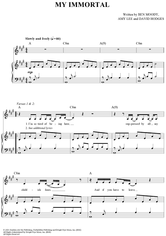 My Immortal