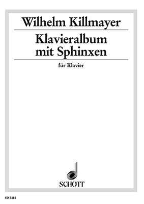 Klavieralbum mit Sphinxen