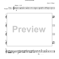 Sinfonia - Trumpet 1 (Choir 1)