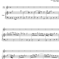 Partita No. 3 d minor - Score