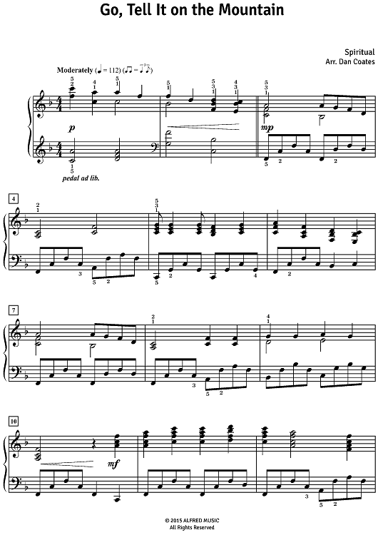 Go, Tell It on the Mountain