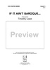 If It Ain’t Baroque... - Score