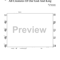 All Creatures of Our God and King - Horn in F