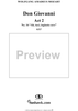 "Ah, taci, ingiusto core", No. 16 from "Don Giovanni", Act 2, K527 - Full Score